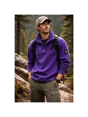 Men's GAP Purple Alpine LT Series 1/4 Zip Fleece Sweater XL